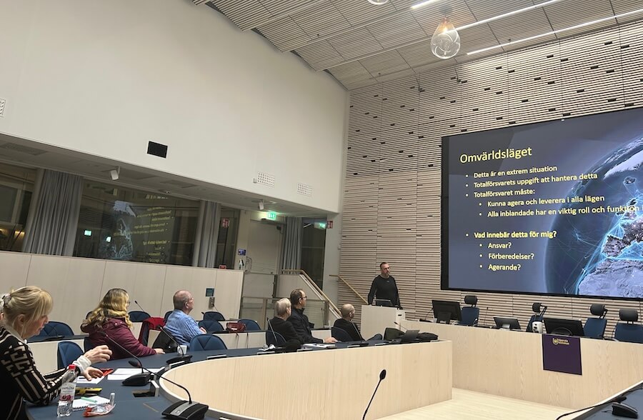 Medlemsmöte om beredskap och civilförsvar