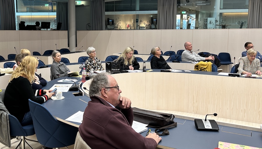 Medlemsmöte i Utvecklingspartiet demokraterna - ett 100% lokalt parti i Uppsala.